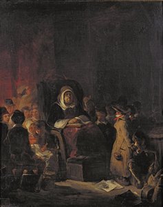 De schooljuffrouw door Nicolas Toussaint Charlet